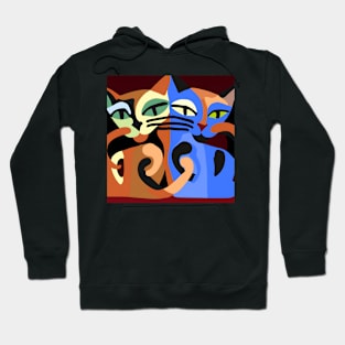 Pop! Go The Cats Hoodie